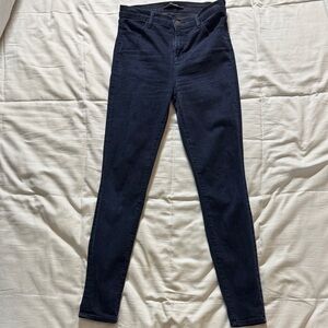 J BRAND Maria Bluebird Indigo Blue Women's Skinny Jeans - Classic Stretch Denim